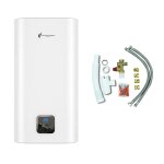 Chauffe eau electrique plat mural multipositions kimoro sannover 50 litres + kit dinstallation complet ...