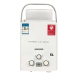 Chauffe - eau à gaz portable avec douche propane butane avec affichage numérique de la température adapté ... Chauffe - eau à gaz portable avec douche propane butane avec affichage numérique de la température adapté ...