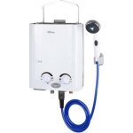 Chauffe - eau portable  gaz qlima pgwh 1010 - blanc