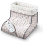 Chauffe - pieds sanitas sfw10 - surface extra douce - convient aux grandes pointures - 3 niveaux de tempratur ...