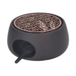 Chauffe - th�i�re - omabeta - c�ramique - multifonctionnel - design �l�gant - support en fer gris