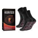 Chaussettes auto - chauffantes - tourmaline - noir - randonn�e et ski - taille unique - effets thermiques ...