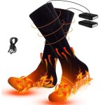 Chaussette chauffante 4500mah chauffe pieds chaussettes chauffantes rechargeables chaufferette pieds ...