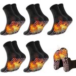 Chaussettes chauffantes 5 paires chaussettes dhiver auto - chauffantes femme homme chaussette thermique ...