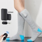 Chaussette chauffante homme femme 3 fichiers chaussettes chauffantes Électriques rechargeables - gris ... Chaussette chauffante homme femme 3 fichiers chaussettes chauffantes Électriques rechargeables - gris ...