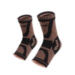 Inf chaussettes de compression en cuivre 1 paire le noir s