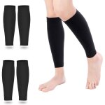 Chaussettes de compression pour varices - 2 paires - noir - randonnée - respirant - adulte mixte Chaussettes de compression pour varices - 2 paires - noir - randonnée - respirant - adulte mixte