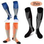 Chaussettes de contention bas de contention pour femmes et homme chaussettes de course protection de ...