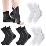Chaussettes de contention pour hommes - noir - running - respirant