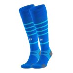 Chaussettes de football bleu homme puma om third