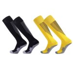Chaussettes de football enfant - marque - modle - jaune - enfant - mixte