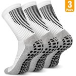 Chaussettes de football - noname - antid�rapantes - respirantes - anti ampoules - mixte blanc