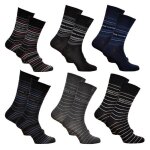 Chaussettes homme - sergio tacchini - pack de 6 paires - confort en coton - multicolore - tailles 39 ...