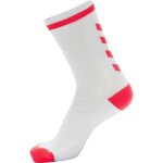 Chaussettes hummel elite indoor sock low - blanc et rose