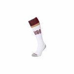 Chaussettes de rugby ubb kombat spark pro pour homme - blanc or bordeaux