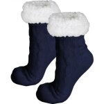Chaussettes polaires mixtes vivezen - taille 35 - 39 - bleu marine