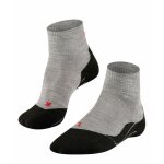 Chaussettes de randonn�e - falke - tk5 short - hauteur cheville - laine m�rinos - rembourrage l�ger