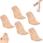 Chaussettes de sant pour femmes - marque - cinq doigts - compression orthopdique - respirant - beige ...