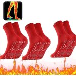 Chaussette sant� minceur - marque - auto - chauffantes magn�tiques - rouge - mixte - randonn�e