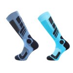Chaussettes de ski homme - pack de 2 - bleu - pointure 39 - 44