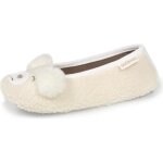 Isotoner chaussons ivoire femme