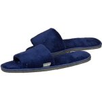 Chaussons ballerines infinitif - ozabi - mules velours marine - femme