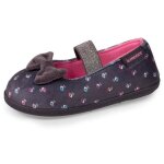 Isotoner chaussons  lastique lgers et confortables faciles  enfiler bon maintien du pied fleurs fille ...
