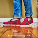 Chaussons balmore rouge mixte
