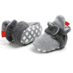 Chaussons bebe - bottes bande pour bb - garder au chaud doux sole bottes de neige berceau chaussures ...