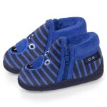 Isotoner chaussons rayures bb garon
