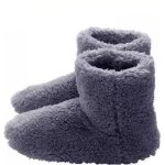 Chaussons chauffants - yepyes - gris - autonomie 90 min - usb chauffage hiver