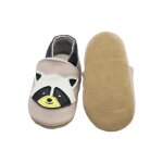 Chaussons cuir souple bb - insfity - rose clair - mixte