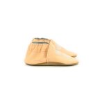 Chausson en cuir tannage v�g�tal pour b�b� - robeez - stay home veg - rose clair - mixte