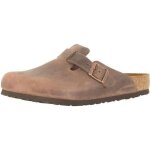 Sandales homme birkenstock boston en cuir huil - marron