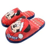 Chaussons - disney - min24 - 4187 s1 - 28 - rouge - mickey & minnie - confortables pour enfants