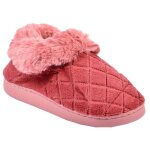 Chausson femme cocooning - ozabi - md8656 - rose - confortable et fourré Chausson femme cocooning - ozabi - md8656 - rose - confortable et fourré