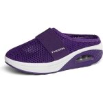 Chaussons pour femmes  coussin dair - violet - tailles 35 - 43