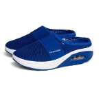 Chaussons pour femmes  coussin dair - bleu - grande taille 35 - 43
