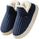 Chaussons femme hiver - cloud - bleu - doublure en polaire - semelles antid�rapantes - l�gers
