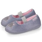 Isotoner chaussons  elastique microvelours pois fille