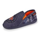 Isotoner chaussons monstre ray denim garon