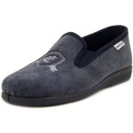 Chaussons homme hiver emanuela - tissu de velours bleu confort Chaussons homme hiver emanuela - tissu de velours bleu confort