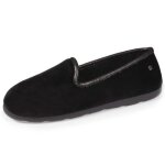 Chaussons isotoner femme noirs - semelle everywear? - confortable et lgant
