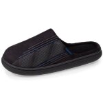 Isotoner chaussons noir homme