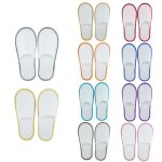 Chaussons jetables ystp 10pcs pliables unisexes lavables adapts  la salle de bain et aux voyages couleurs ...