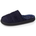 Chaussons mules isotoner - ultra confortables - effet rebondissant - marine homme Chaussons mules isotoner - ultra confortables - effet rebondissant - marine homme