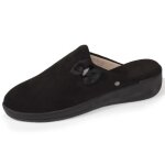 Isotoner chaussons petit talon de 45 cm noir femme