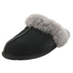 Chausson - ugg - scuffette ii - cuir sude - intrieur en peau de mouton - semelle en caoutchouc