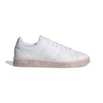 Chaussures adidas advantage blanc - femme / adulte - synthtique - lacets