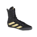 Chaussures de boxe adidas box hog 4 noir et dor pour homme adulte